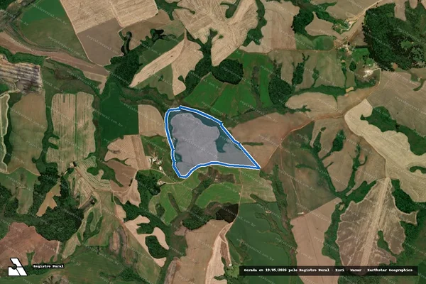 Imagem de satélite de Fazendinha de Cima - Fazendinha de Cima em Piraí do Sul - PR