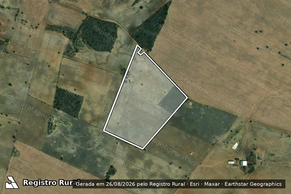 Imagem de satélite de FAZENDA SANTA MARIA - Parte 1 em Carira - SE