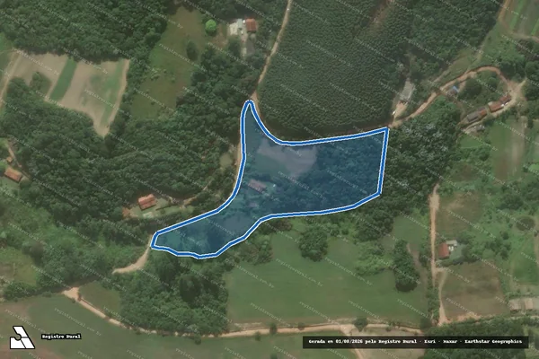 Imagem de satélite de SÍTIO BOROWIEC - Parte 1 em Salesópolis - SP