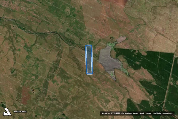 Imagem de satélite de Fazenda Santa Edwiges - Parte 9 em Uruguaiana - RS