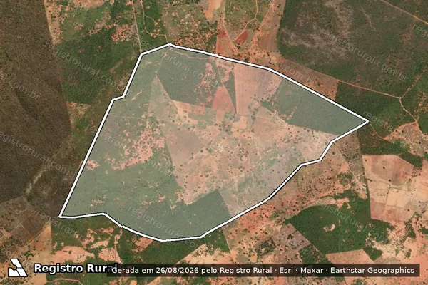 Imagem de satélite de SÍTIO NOVA MORADA ? FAZENDA CABOCLO - Parte 1 em Afrânio - PE