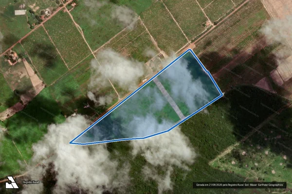 Imagem de satélite de LOTE AGRÍCOLA 28M - Parte 1 em Riachão das Neves - BA