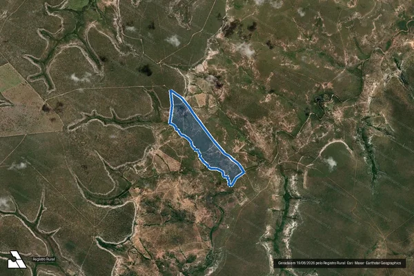 Imagem de satélite de FAZENDA BOA VISTA OU PORTEIRAS - 001 em São Romão - MG