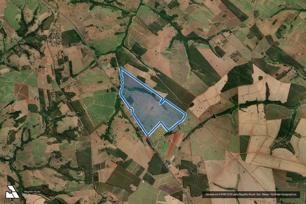 Imagem de satélite de FAZENDA SANTA MARIA - FAZENDA SANTA MARIA - GLEBA B em Tanabi - SP