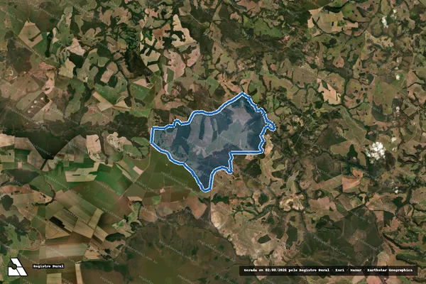 Imagem de satélite de Fazenda Morrinhos, L.D. Itália / Parte 1 em Mineiros - GO