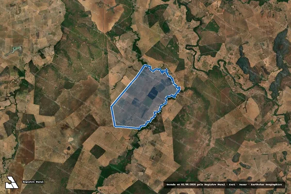 Imagem de satélite de FAZENDA TERRA BOA - 001 em Arraias - TO