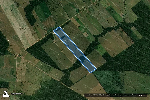 Imagem de satélite de LOTE 03 -GLEBA CONCEIÇÃO- SETOR- S. GRANDE  - LOTE 03A em Costa Marques - RO