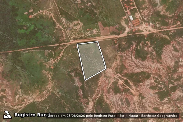 Imagem de satélite de FAZENDA QUEBRADAS - 001 em Urucuia - MG