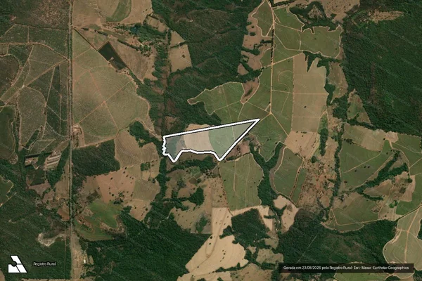 Imagem de satélite de SÍTIO SÃO JOSÉ - Parte 2 em Altinópolis - SP
