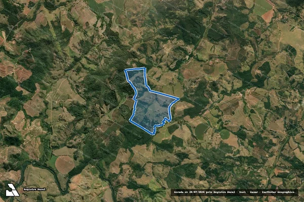 Imagem de satélite de Fazenda Fartura - Gleba A em Tapiratiba - SP