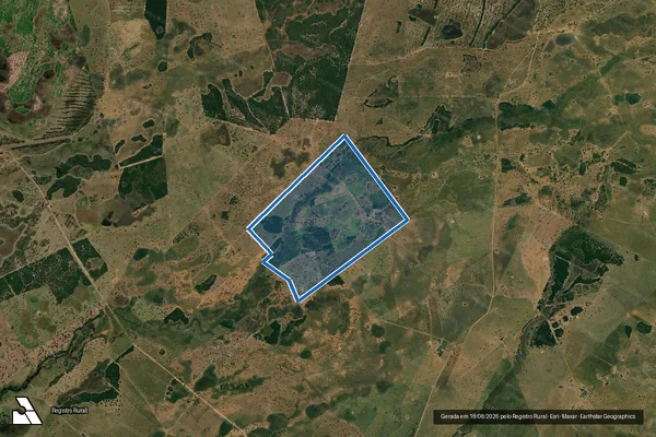Imagem de satélite de Fazenda Santa Fé - PARTE 1 em Rio Verde de Mato Grosso - MS