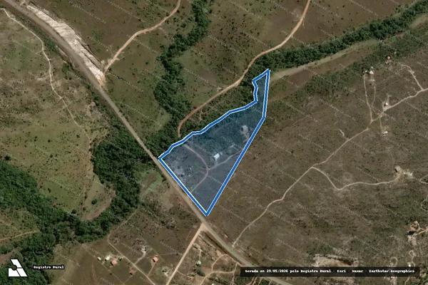 Imagem de satélite de FAZENDA CAMPINA DA VARGEM DA VARGEM em Alto Paraíso de Goiás - GO