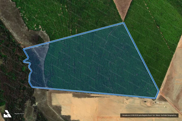 Imagem de satélite de FAZENDA SECA - PERÍMETRO em Vila Propício - GO