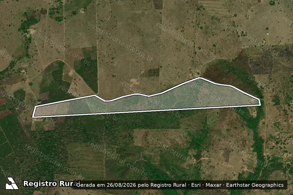 Imagem de satélite de Lote 20-Fazenda Oliveira-P. A. Santo Antonio
