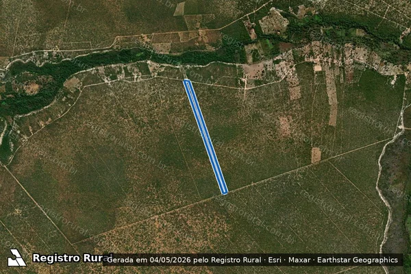 Imagem de satélite de Fazenda Sabiá / Parte  02