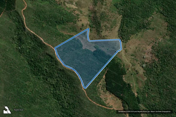 Imagem de satélite de Fazenda Córrego do Fogo - Parte 12 em Setubinha - MG