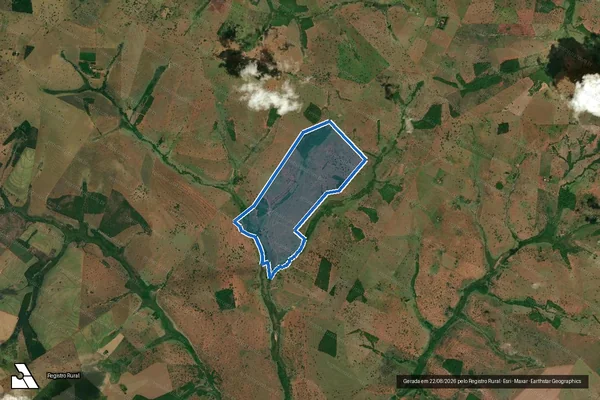 Imagem de satélite de FAZENDA BOA VISTA - 7.445 em Campina Verde - MG