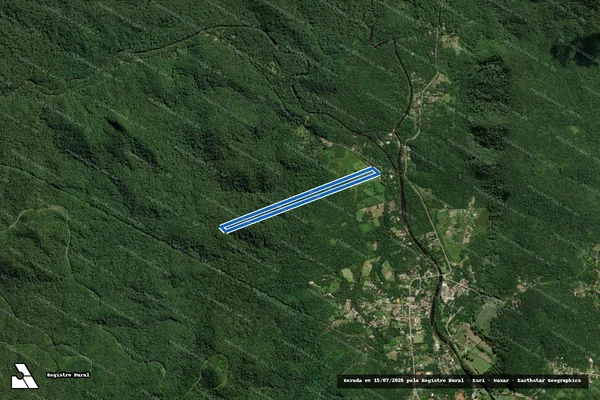 Imagem de satélite de Sitio Santo Antonio - Parte 1 em Morretes - PR