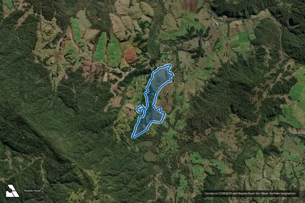 Imagem de satélite de Fazenda João Paulo - Gleba 10348_3 em Bom Retiro - SC
