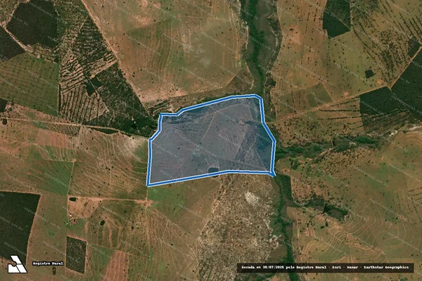 Imagem de satélite de FAZENDA UNIÃO - GLEBA A - ÁREA DESMEMBRADA em Campo Grande - MS