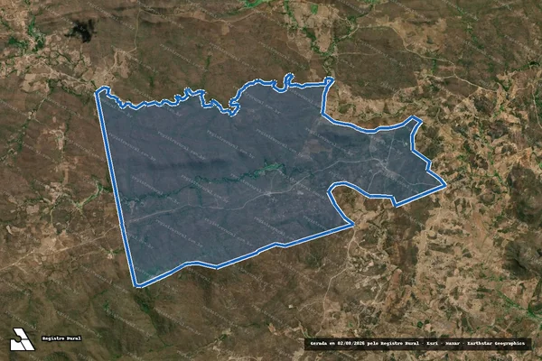 Imagem de satélite de FAZENDA SÃO LUIS ? LOTE 0017 - Parte 1 em Quixadá - CE