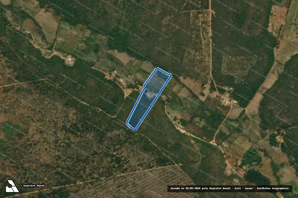 Imagem de satélite de FAZENDA BREJOS  - Parte 1 em Rio Pardo de Minas - MG