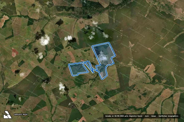 Imagem de satélite de FAZENDA BOM JESUS - Parte 1 em Três Lagoas - MS