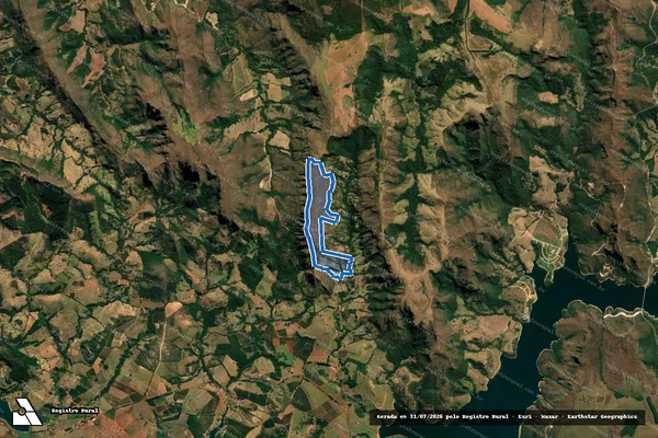 Imagem de satélite de FAZENDA MANDEMBO - Parte 1 em Guapé - MG