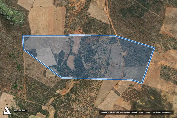 Imagem de satélite de LAGOA DO JEQUI DATA POÇOES - Parcela 1 em Jacobina do Piauí - PI