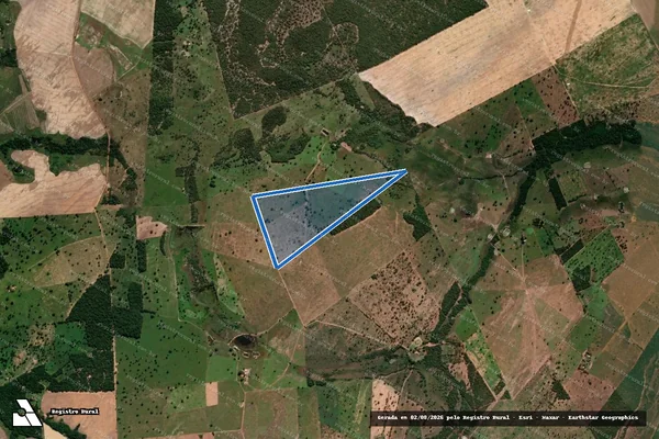 Imagem de satélite de SÍTIO FORTALEZA - 01 em Poconé - MT