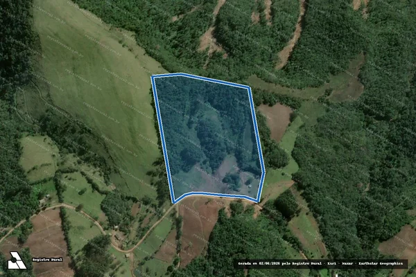 Imagem de satélite de PROPRIEDADE NELCI TERESINHA KOHLS - PARCELA 01 em Ibarama - RS
