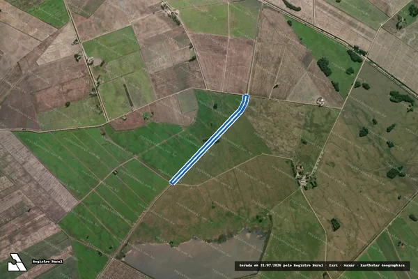 Imagem de satélite de Fazenda Pesqueiro - Matricula 28153-CID12 em Camaquã - RS