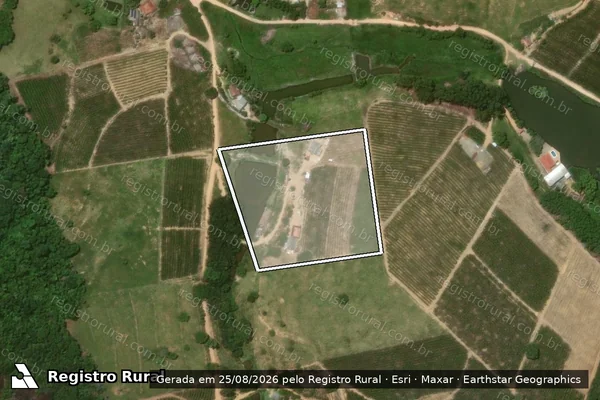 Imagem de satélite de SITIO BELA VISTA- AREA TOTAL - PARCELA 02 em Nova Venécia - ES