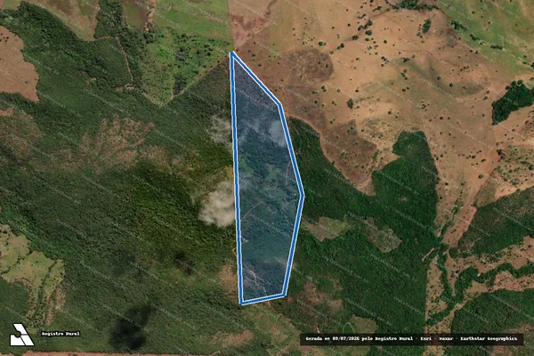 Imagem de satélite de FAZNDA NOVO ORIENTE, PARTE DO LOTE 73 LOT. GROTÃO - Parte 1 em Miracema do Tocantins - TO