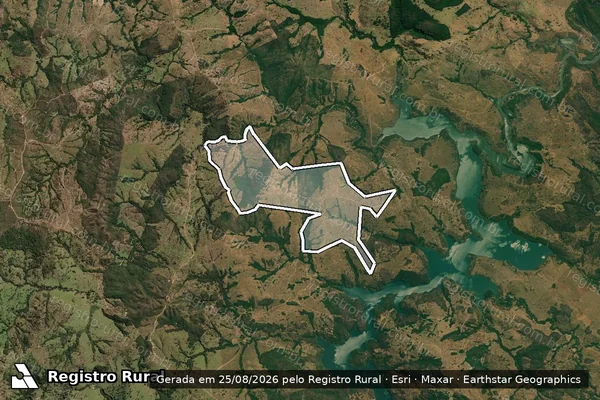 Imagem de satélite de FAZENDA BOA VISTA DO QUILOMBO em Nova Aurora - GO