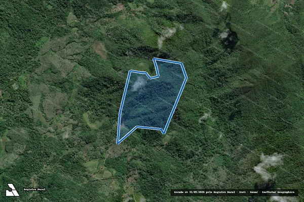 Imagem de satélite de Fazenda Mangará I - Parte 1 em São José da Vitória - BA