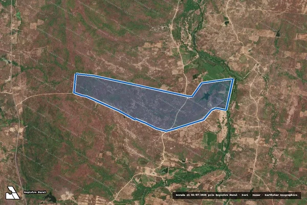 Imagem de satélite de FAZENDA TRANSVAL - GLEBA A - FAZENDA TRANSVAL - GLEBA A em Varjota - CE