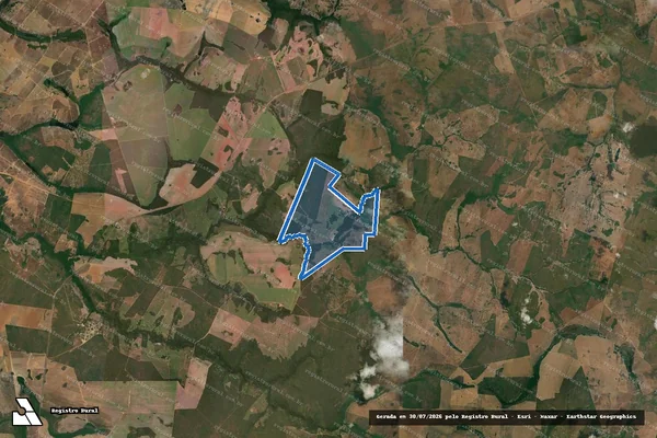 Imagem de satélite de FAZENDA GAIVOTA Junção dos Lotes 05, 2-A,11 Parte e 04 do Loteamento São Valerio 1ª Etapa - 001 em Peixe - TO