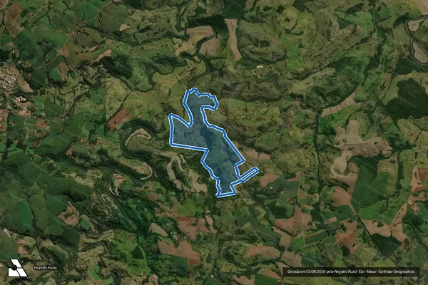 Imagem de satélite de FAZENDA FÁTIMA - Parte 1 em Nova Tebas - PR