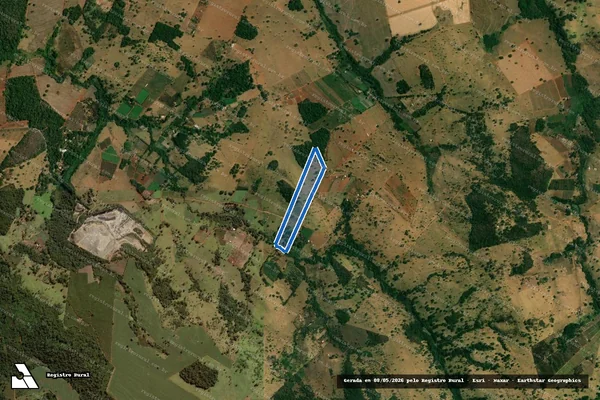 Imagem de satélite de FAZENDA GRAMA - 001 em Goianápolis - GO
