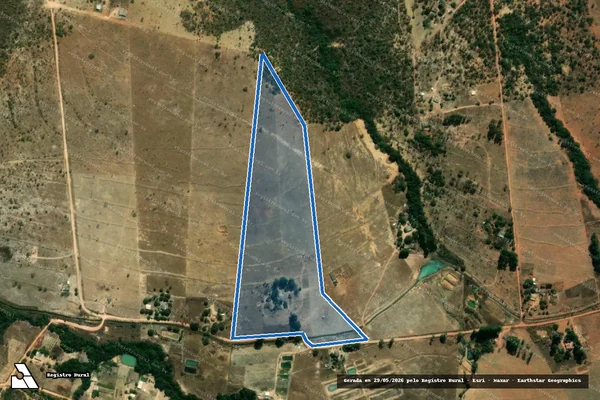 Imagem de satélite de P.A. SONHO REALIZADO ? LOTE 13 - Gleba A em Água Fria de Goiás - GO