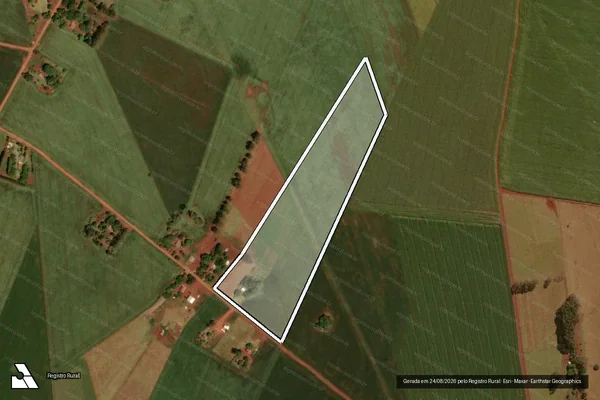 Imagem de satélite de Projeto de Assentamento Itamarati I ? MST - LOTE 024 em Ponta Porã - MS