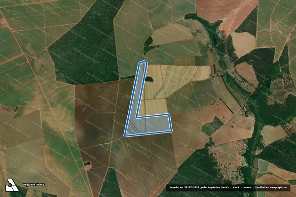 Imagem de satélite de Sitio Retiro Sao Jose - Parte 1 em Boa Esperança do Sul - SP