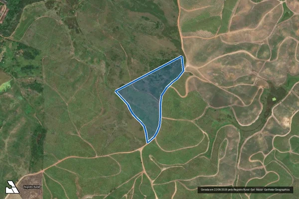 Imagem de satélite de FAZENDA BOM RETIRO - LOTE 7 em Nazaré da Mata - PE
