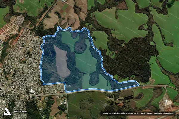 Imagem de satélite de Fazenda Brigada Militar - GLEBA A em Passo Fundo - RS