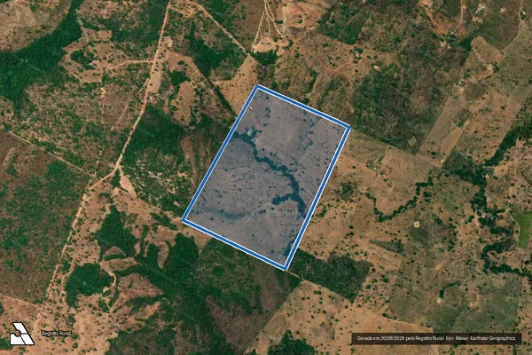Imagem de satélite de LOTE 35, PA PACIÊNCIA - 001 em Palmeirante - TO