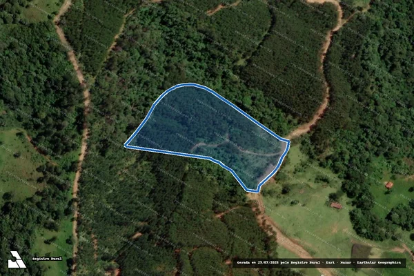 Imagem de satélite de FAZENDA DO JAGUARI - GLEBA 22 em Joanópolis - SP