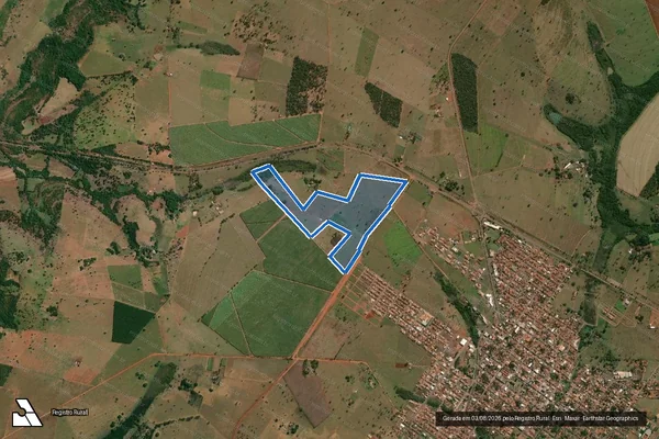 Imagem de satélite de Fazenda Cachoeira - Parcela 1 em Itapagipe - MG