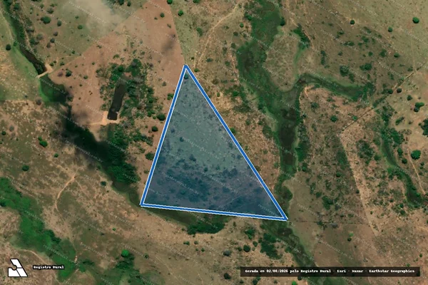 Imagem de satélite de FAZENDA BOM JARDIM E SÃO JOSÉ - Parcela 1 em Itanhém - BA