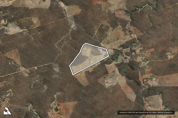 Imagem de satélite de FAZENDA CURUTO - Parte 01A em Araçuaí - MG